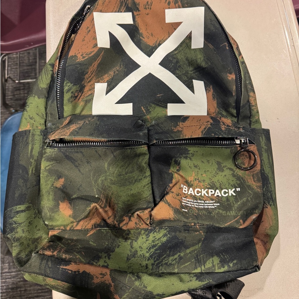 Off-White Multicolor Arrows Backpack - image 2
